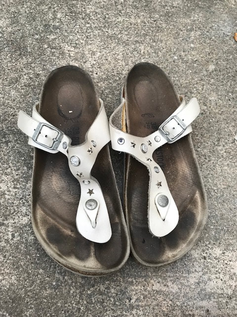 These recrafts turned out to be amazing.  Michelangelo is truly an artist when it comes to Birkenstock repair work.