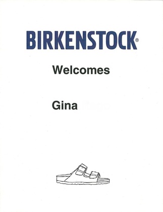 Gina Mama's I Love Birkenstocks Knock Off Birkenstocks Counterfeit Birkenstocks Fake Birkenstocks Fuzzy Birkenstocks Birkenstock USA Tour